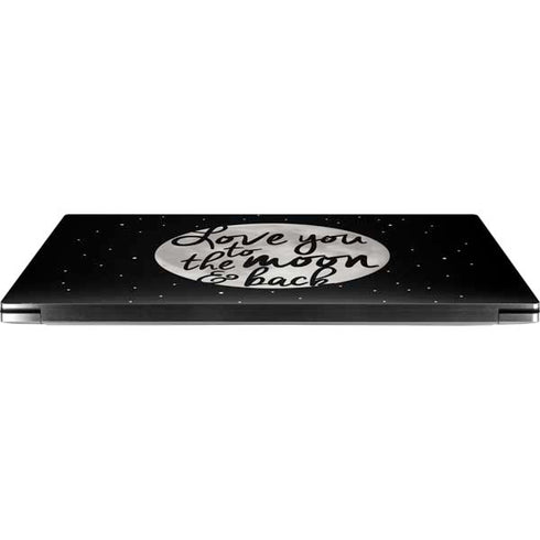 To The Moon And Back BW Dell XPS Skin